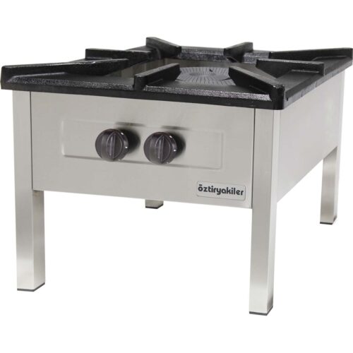 Öztiryakiler Gazlı Yer Ocağı, Çift Yanışlı, 70x70x50 cm, OYOG 7070 P