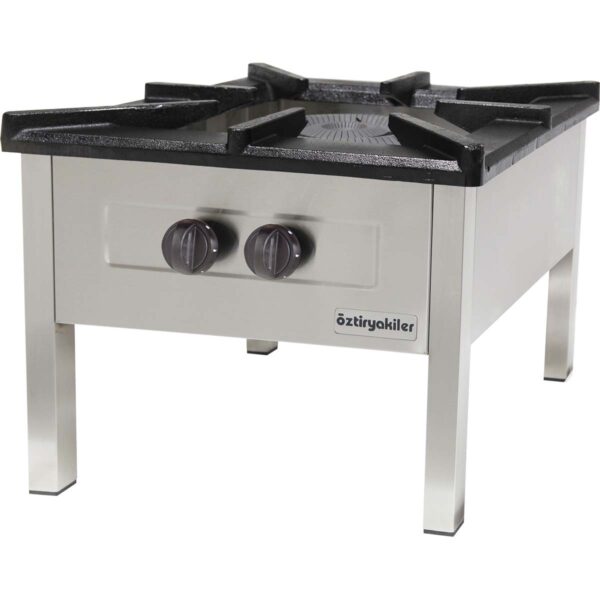 Öztiryakiler Gazlı Yer Ocağı, Çift Yanışlı, 70x70x50 cm, OYOG 7070 P