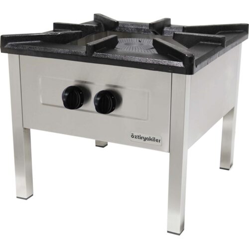 Öztiryakiler Gazlı Yer Ocağı, Çift Yanışlı, 60x60x50 cm, OYOG 6060