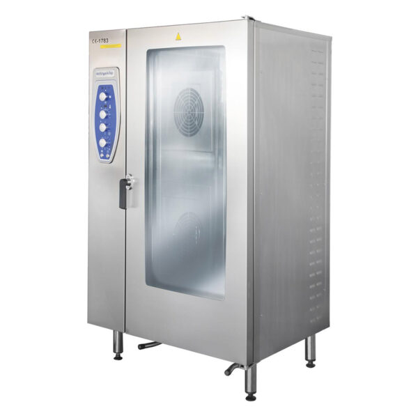 Konveksiyonlu Fırın Gazlı 20xGN 2/1 Kızaklı-Kıt Arabalı